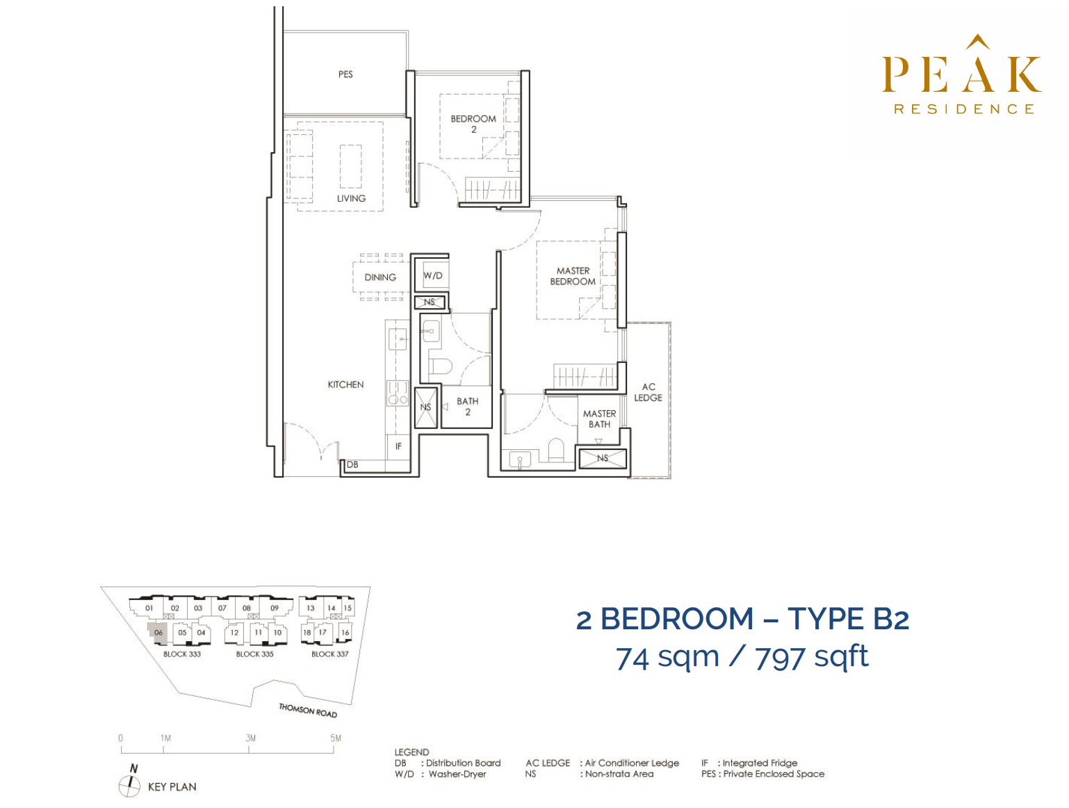 Peak-Residence-Novena-Floor-Plan-2BR-Type-B2