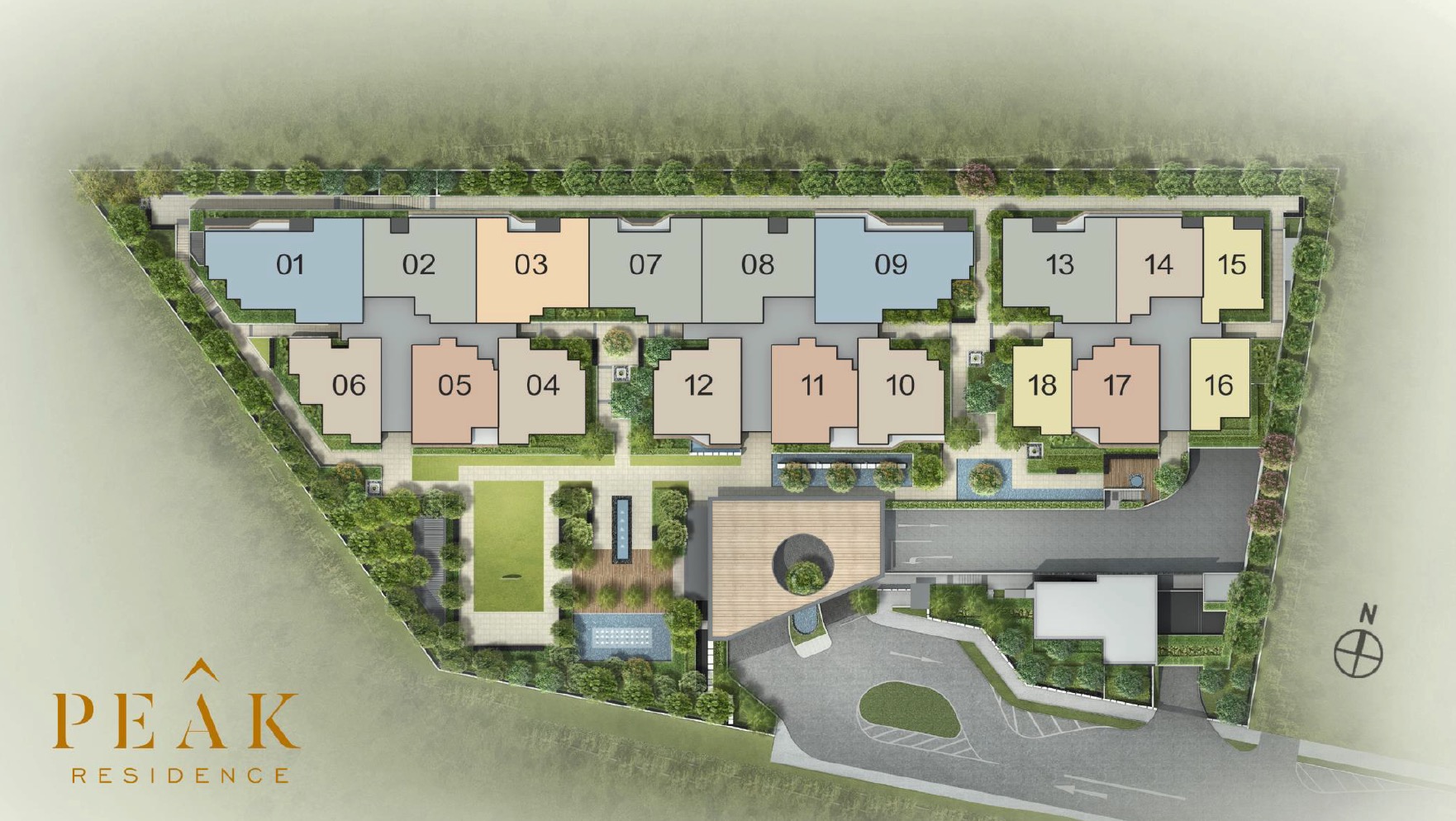 Peak-Residence-Tuan-Sing-Site-Plan-Unit-Type