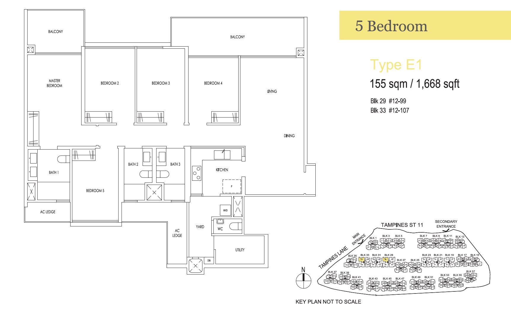 treasure tampines floor plan 5BR