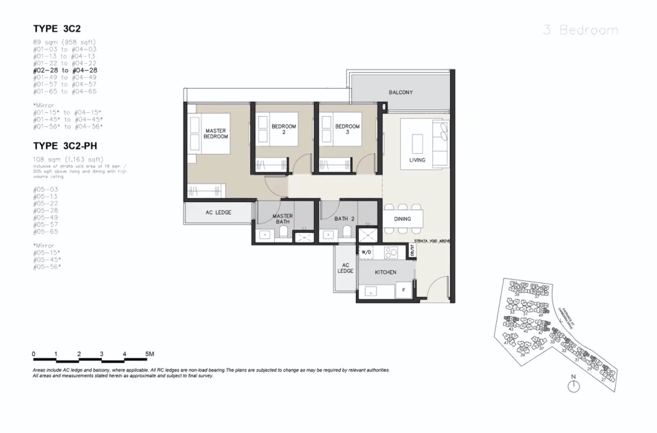 Water Garden Canberra- floor plan 3BR