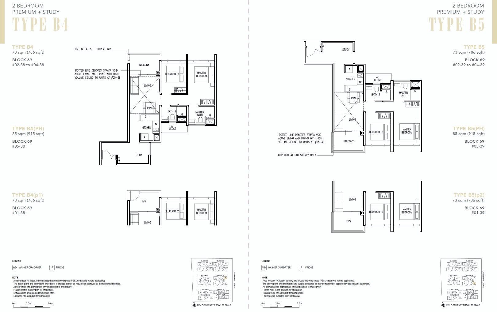 the-commodore floor plan 2BR-2