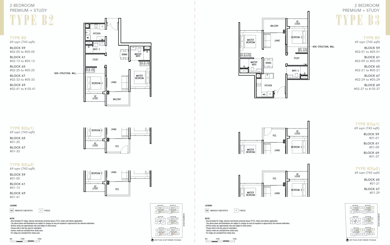 the-commodore floor plan 2BR