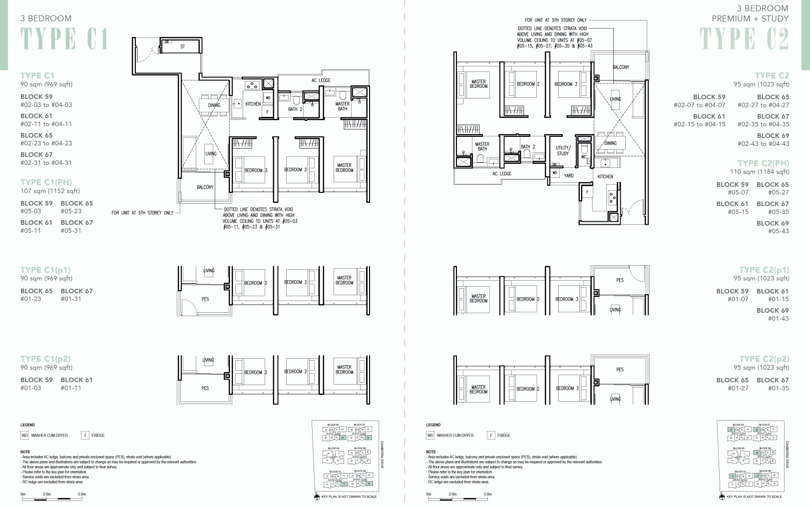 the-commodore floor plan 3BR