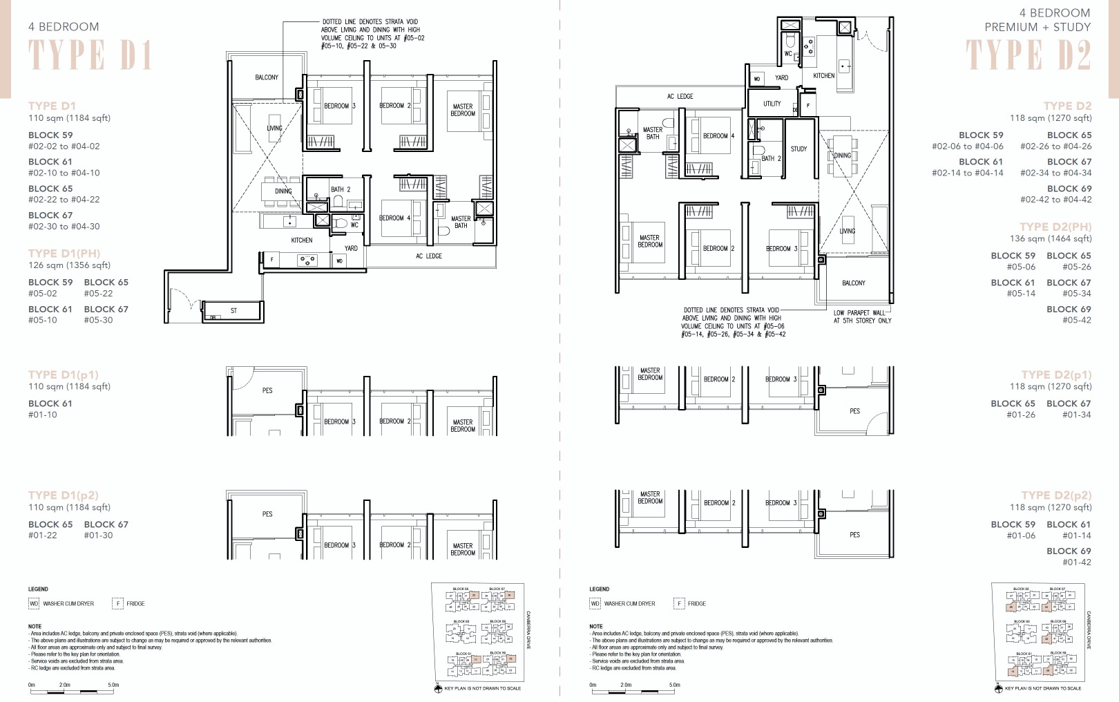 the-commodore floor plan 4BR