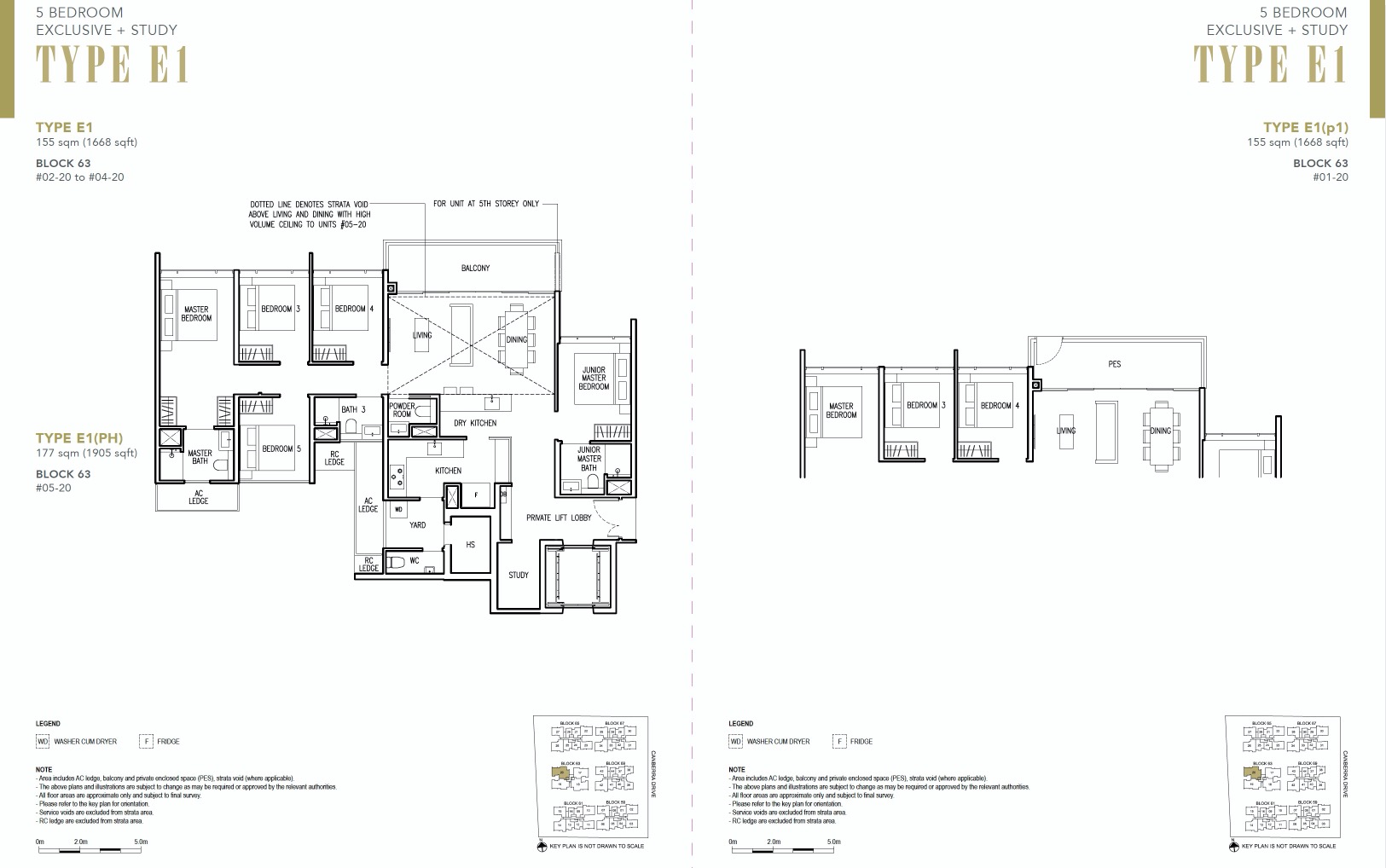 the-commodore floor plan 5BR