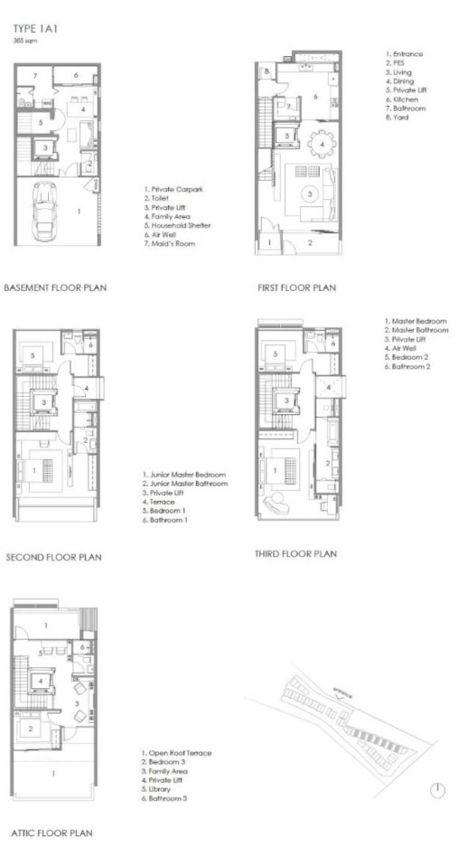 Parkwood Collection-floor plan type 1A-1