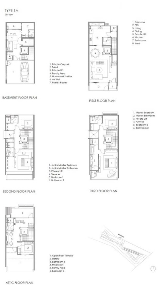 Parkwood Collection-floor plan type 1A