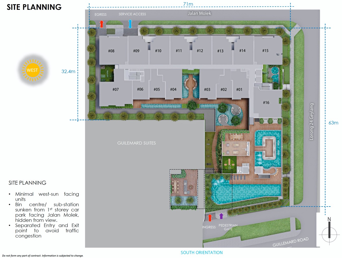 Mori Guillemard Geylang-Site Plan