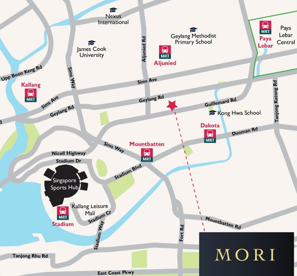 Mori Guillemard- location map