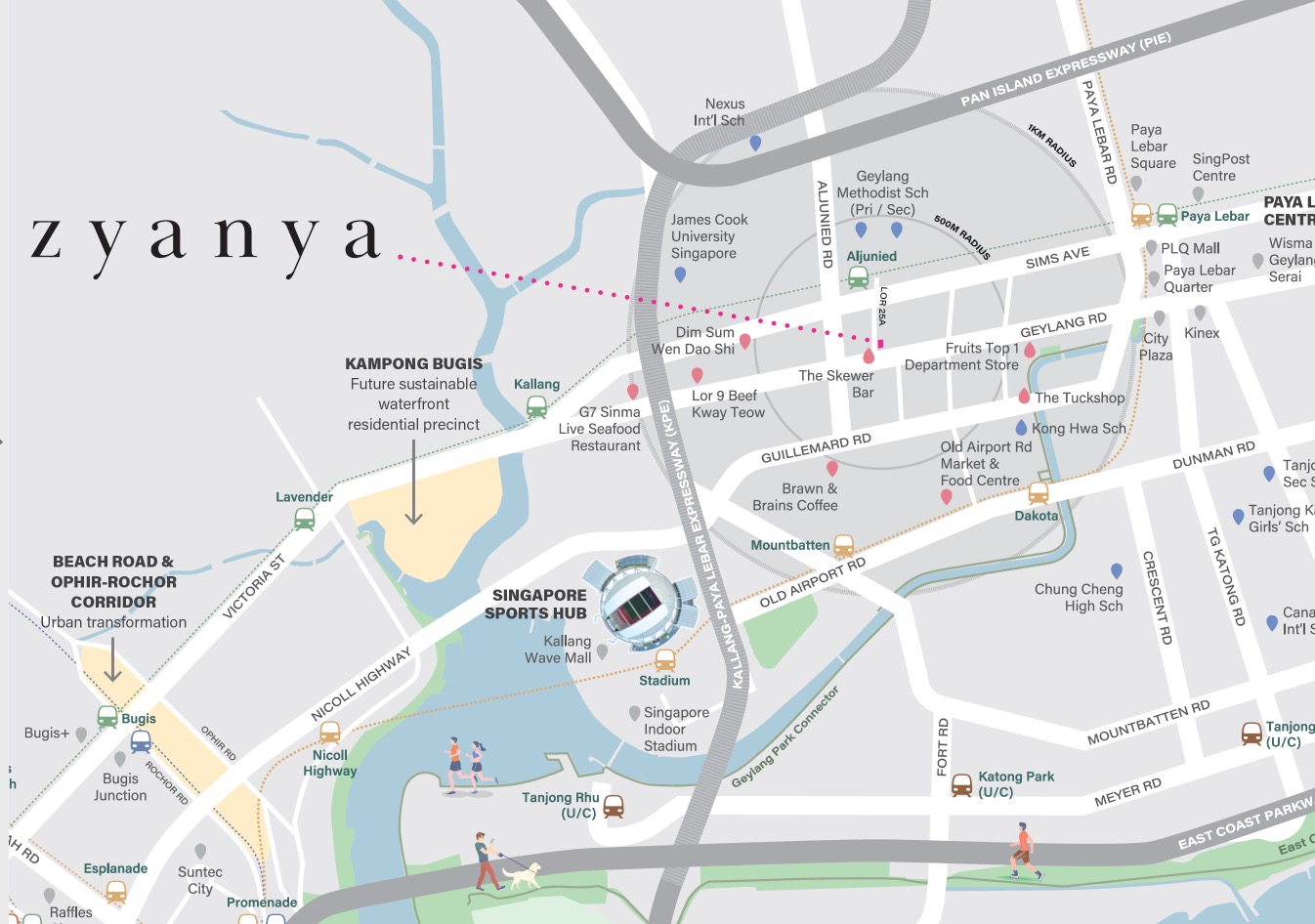 Zyanya Geylang Map new