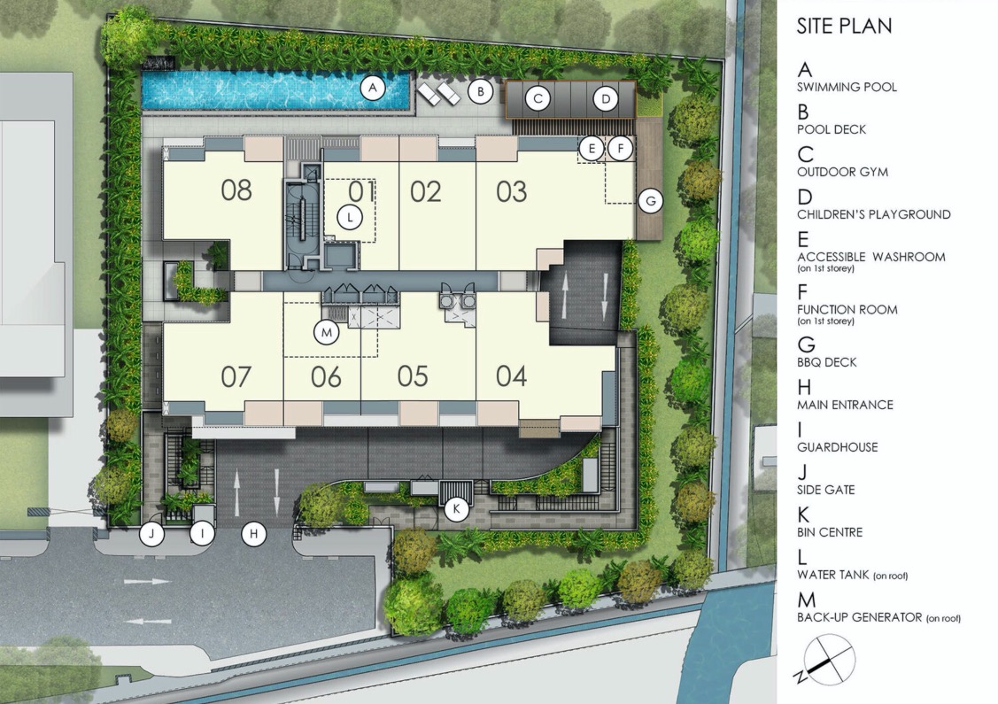 jervois-treasures- Site Plan