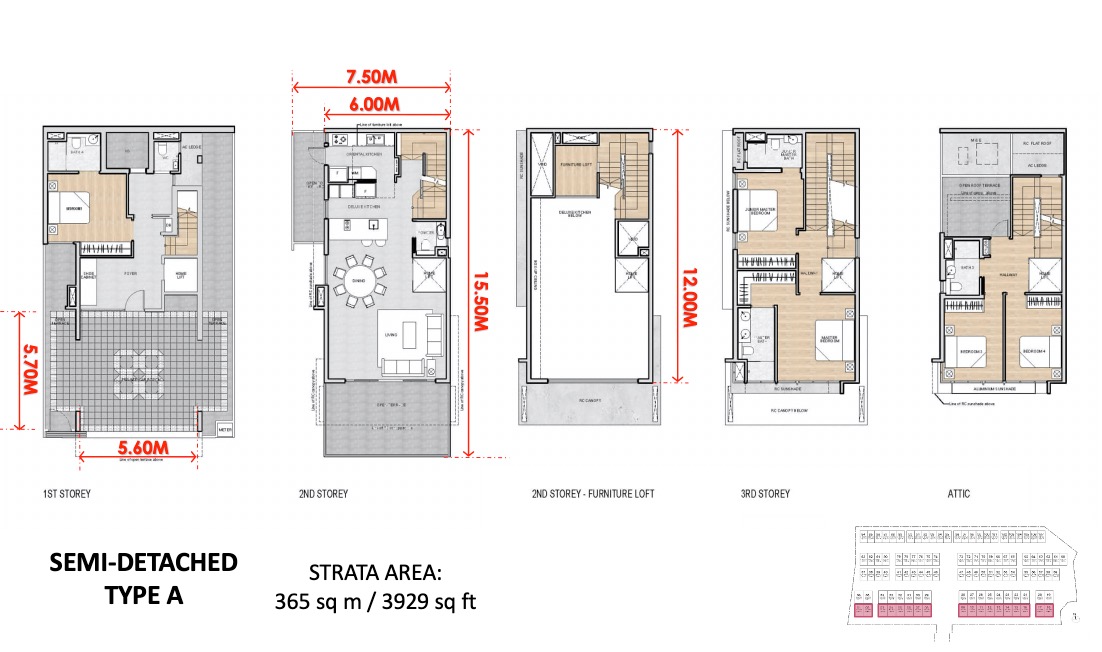 Belgravia Ace - Floor Plan Type A Semi-D