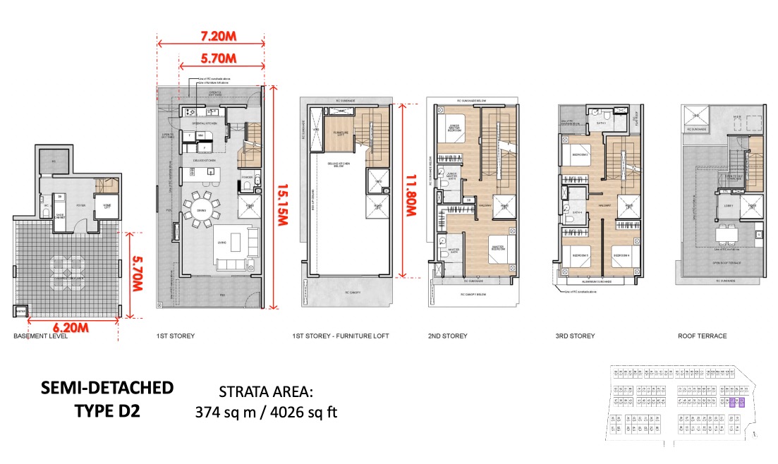 Belgravia Ace - Floor Plan Type D2 Semi-D