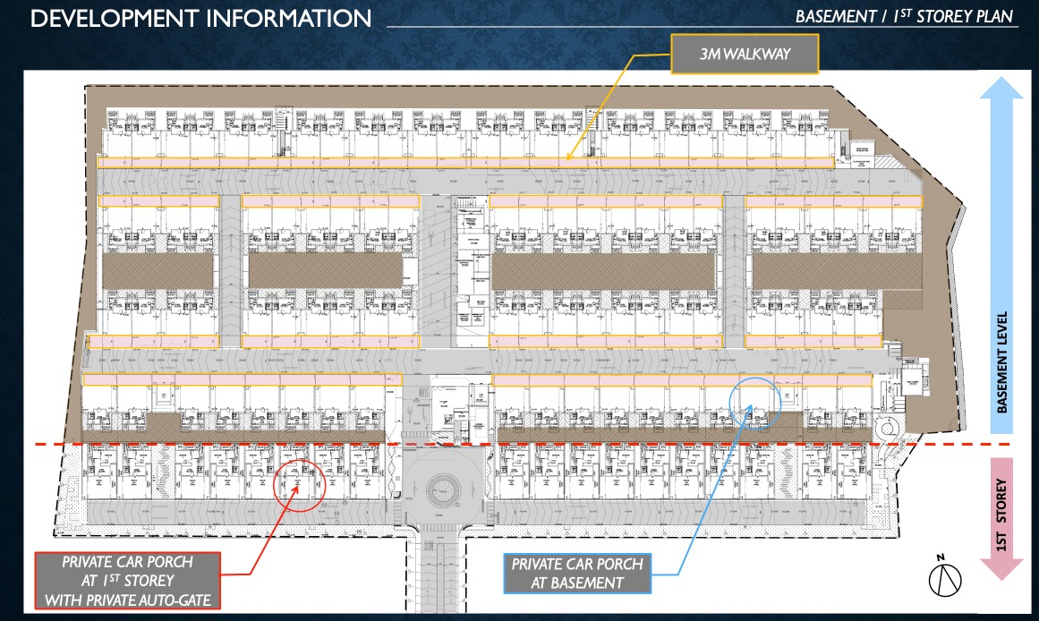 Belgravia Ace - Site Plan - basement & 1st storey