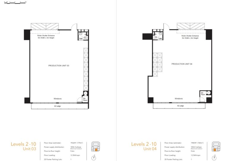 Foodfab Mandai Floor Plan -Level2-10 Unit 03:04