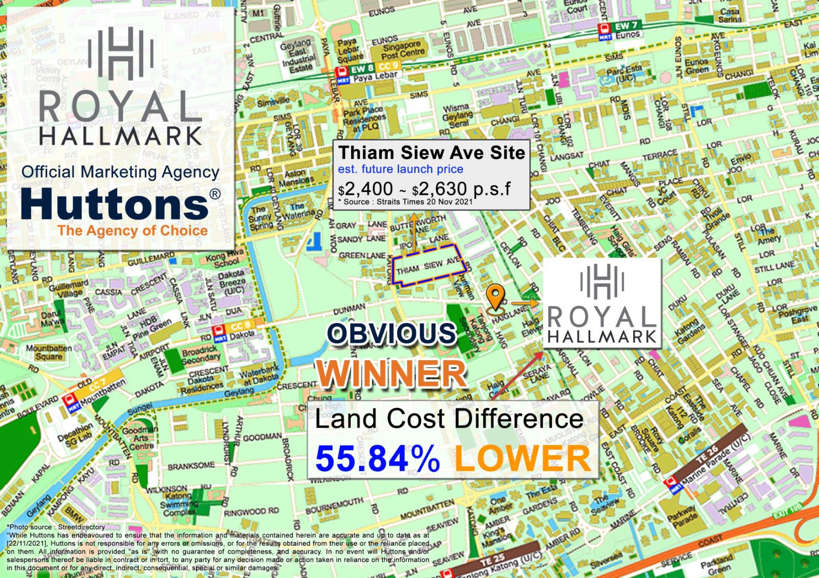 Royal Hallmark Haig Lane- Map Land Price