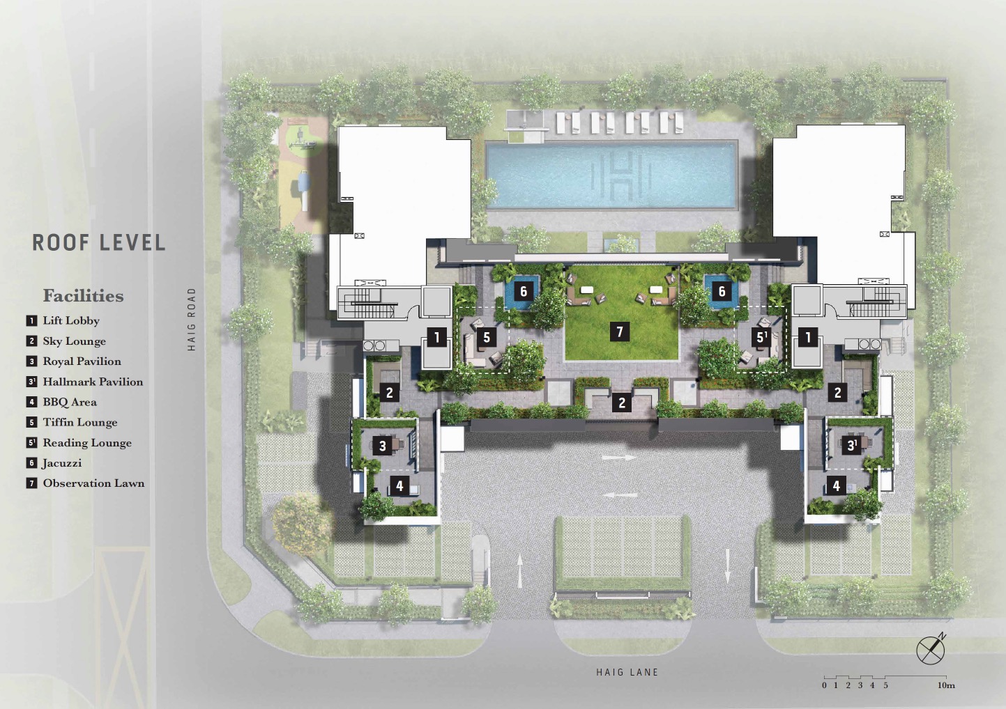 Royal Hallmark Haig Lane- Site Plan Roof