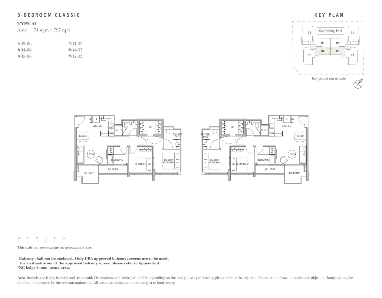 Royal Hallmark Haig Lane- floor plan 3BR Classic