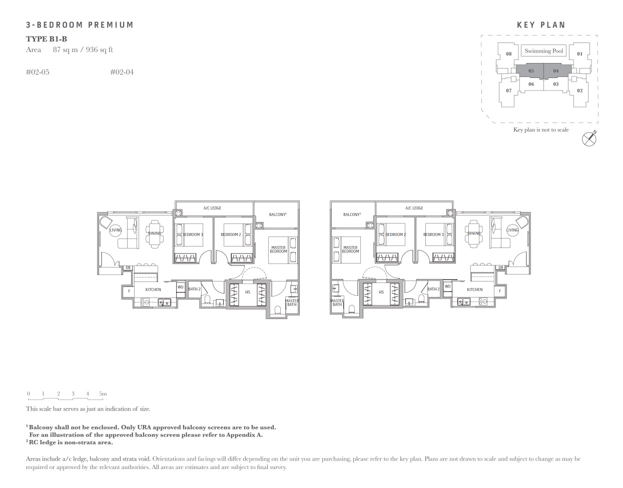 Royal Hallmark Haig Lane- floor plan 3BR Premium B1