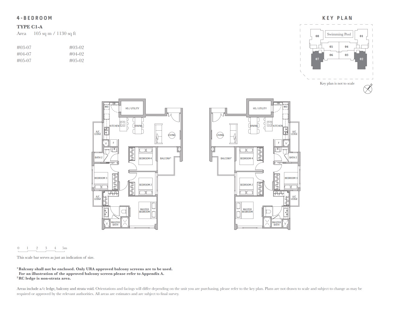 Royal Hallmark Haig Lane- floor plan 4BR C1-A