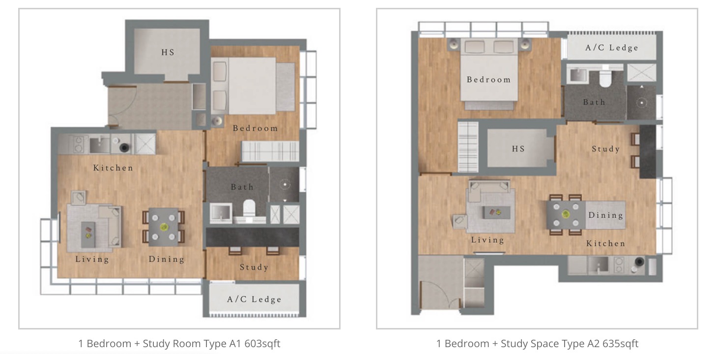 Ikigai Condo Novena Floor Plan 1+S