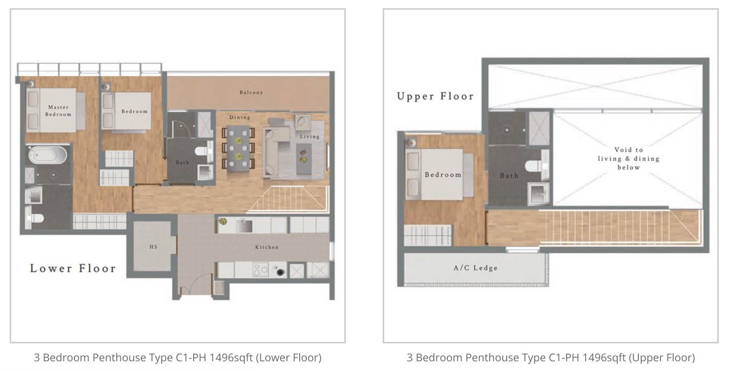 Ikigai Condo Novena Floor Plan 3BR Penthouse