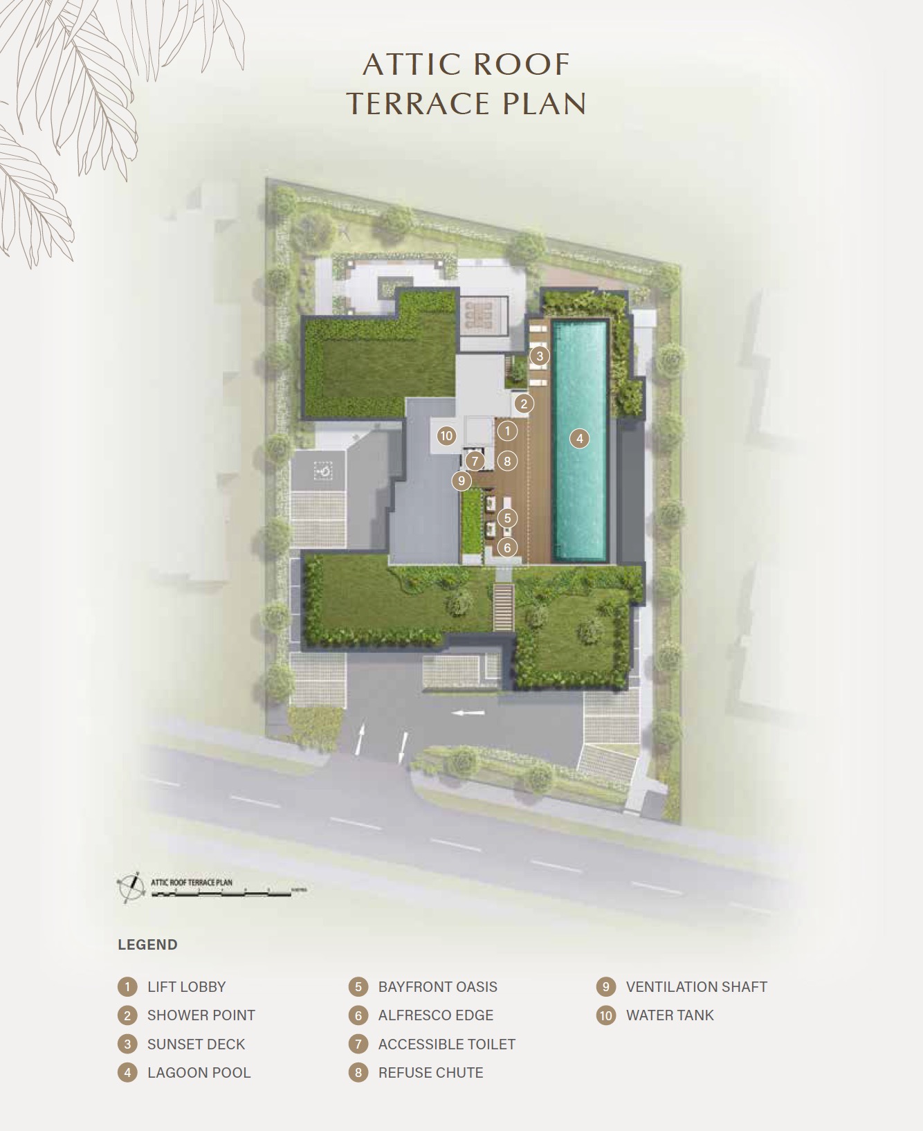 Baywind Residences - Site Plan Attic