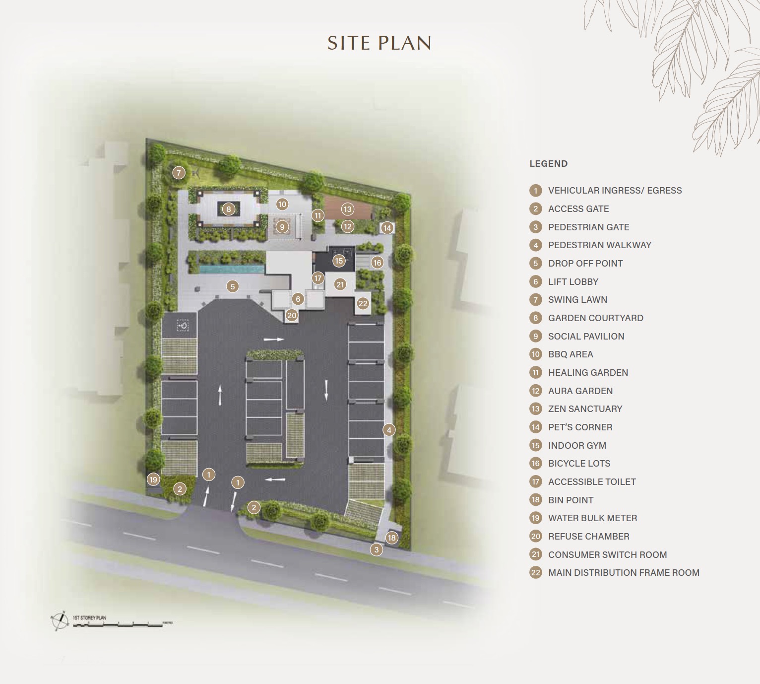 Baywind Residences - Site Plan Ground