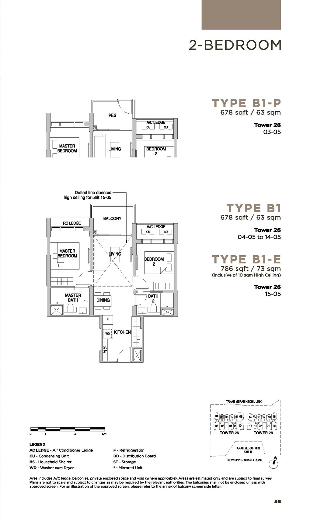 Sceneca-Residence-Floor-Plan-2-Bedroom-Type-B1678sf