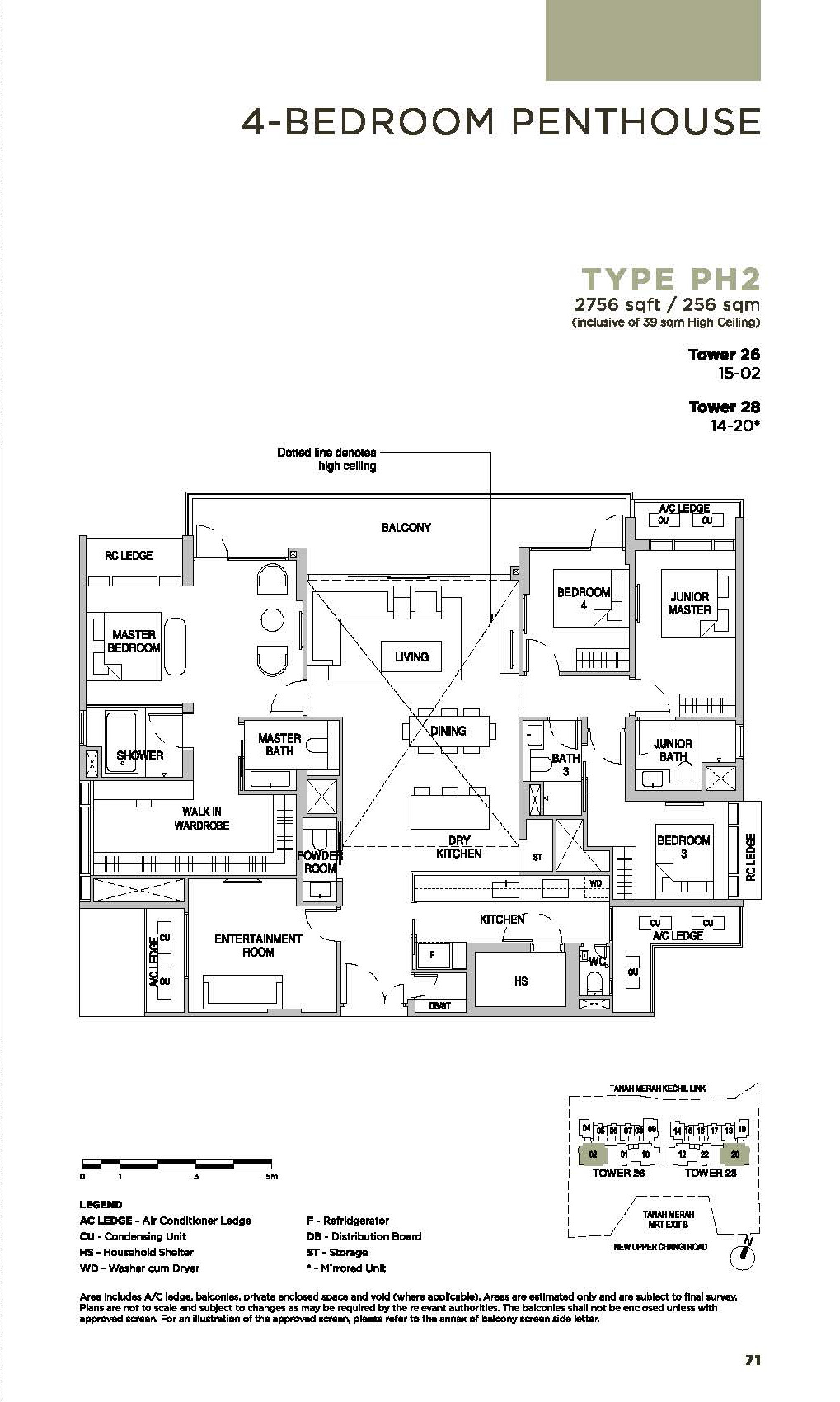 Sceneca-Residence-Floor-Plan-4-Bedroom-Penthouse-Type-PH22756sf