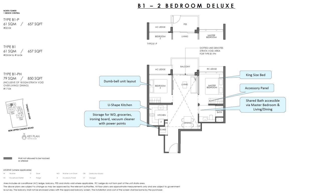 Sky Eden - Floor Plan B1 2BR Deluxe