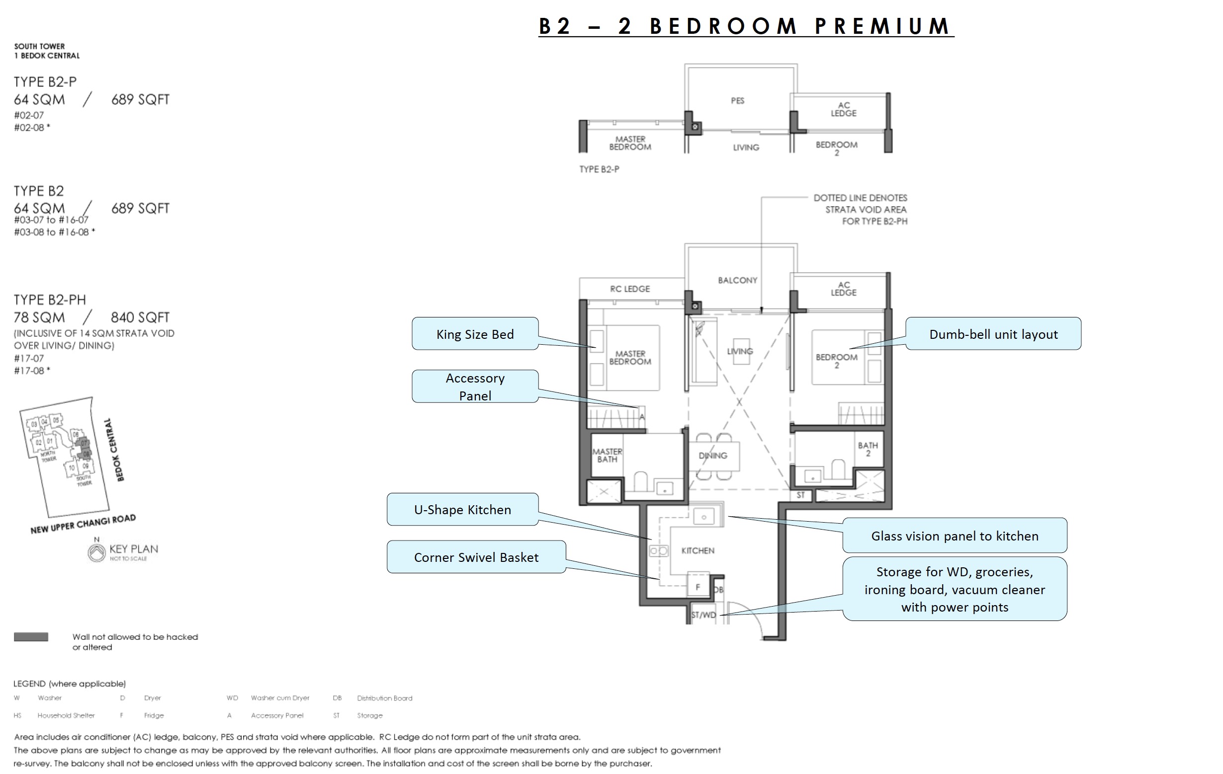 Sky Eden - Floor Plan B2 2BR Premium