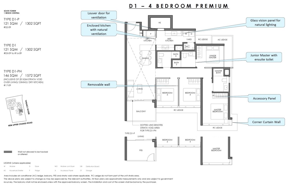 Sky Eden - Floor Plan D1 4BR Premium