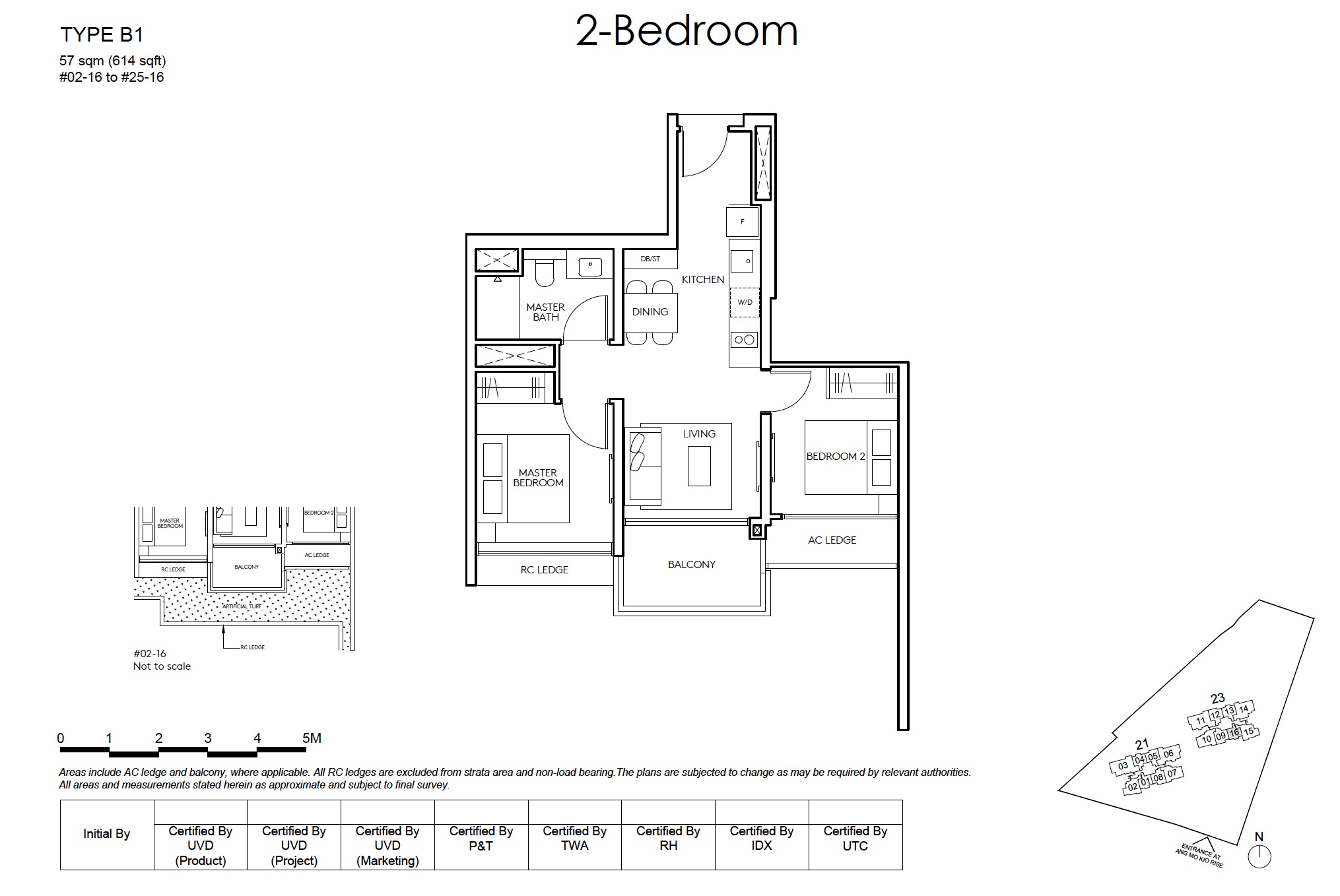 AMO Floor Plan New 2BR Type B1