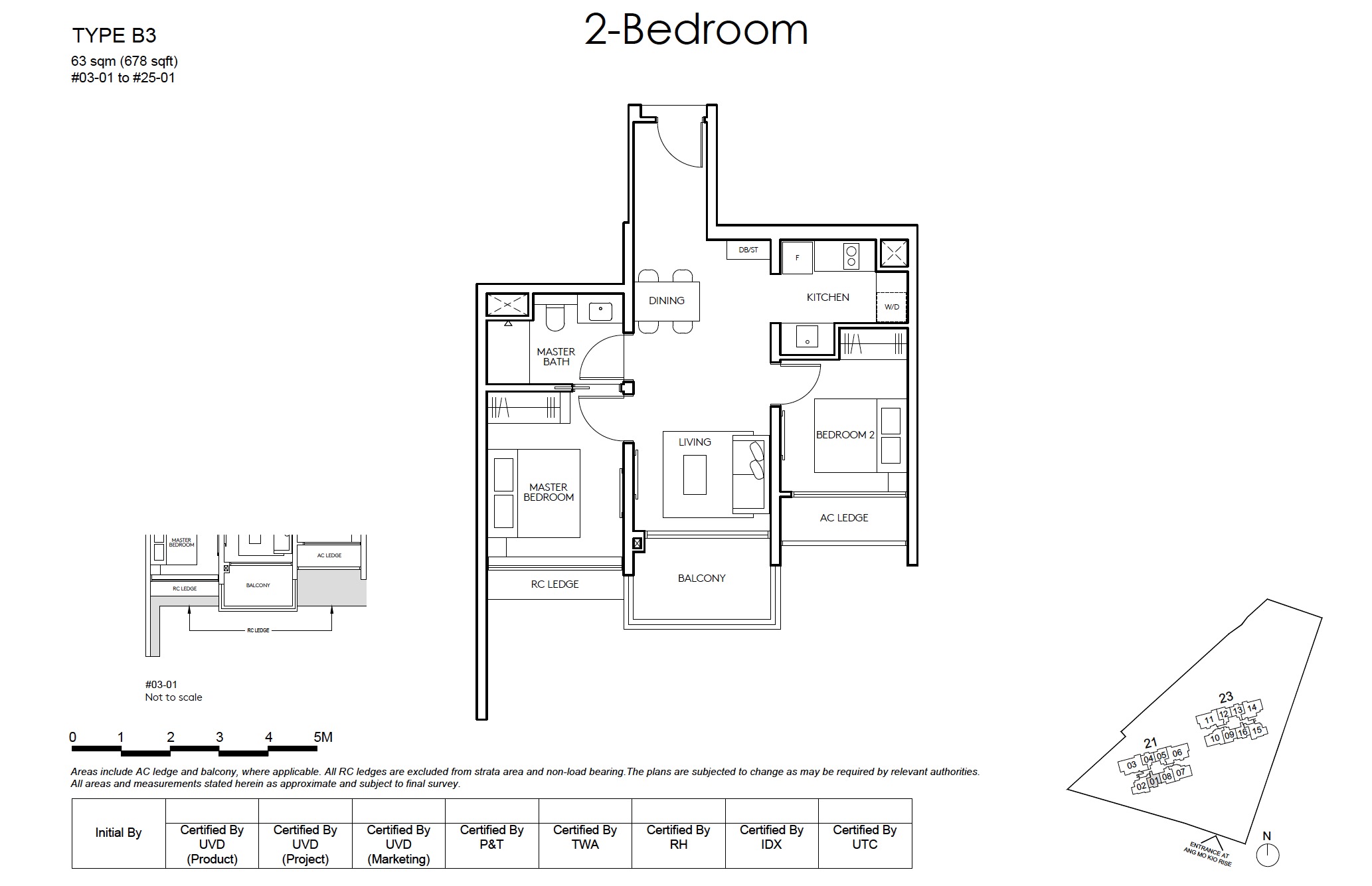 AMO Floor Plan New 2BR Type B3