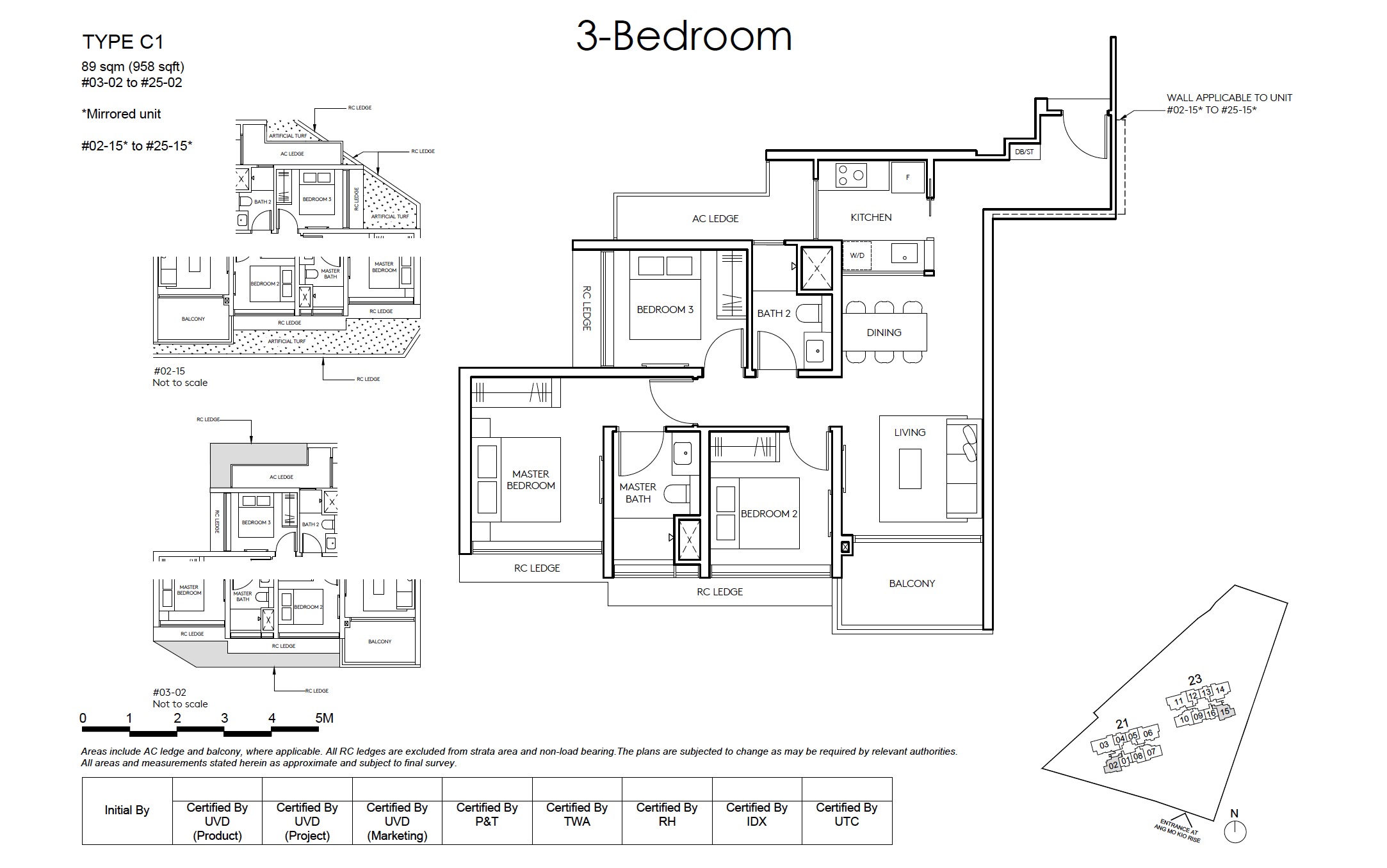 AMO Floor Plan New 3BR Type C1