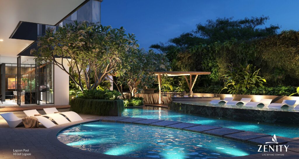 Zenity HCMC Vietnam - lagoon pool 2