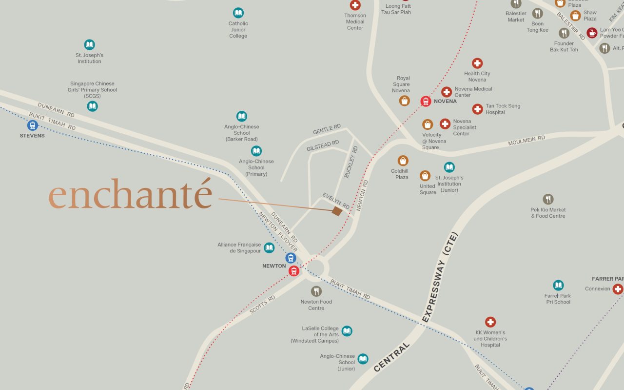 enchante novena - Map