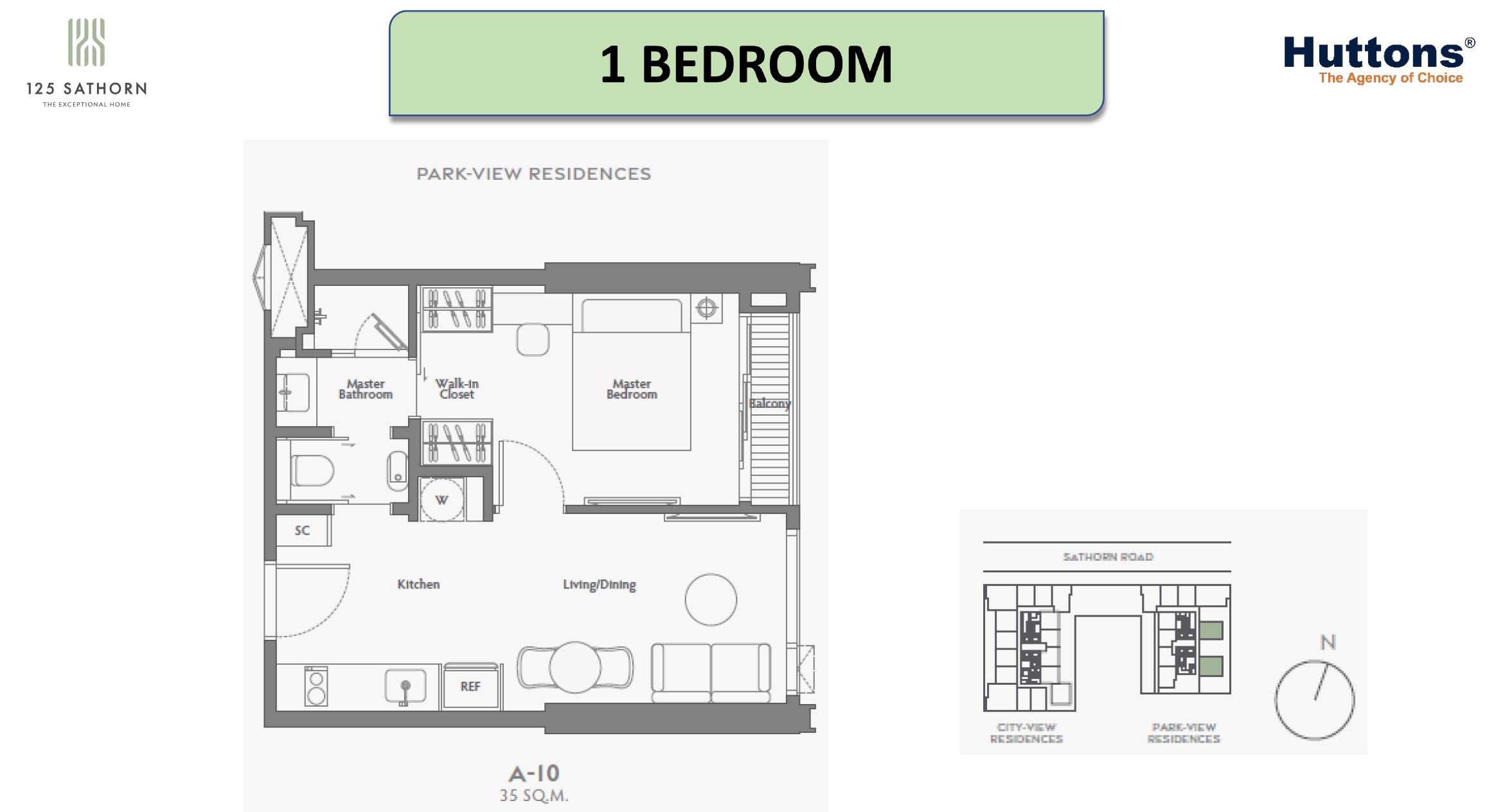 125 Sathorn 1BR