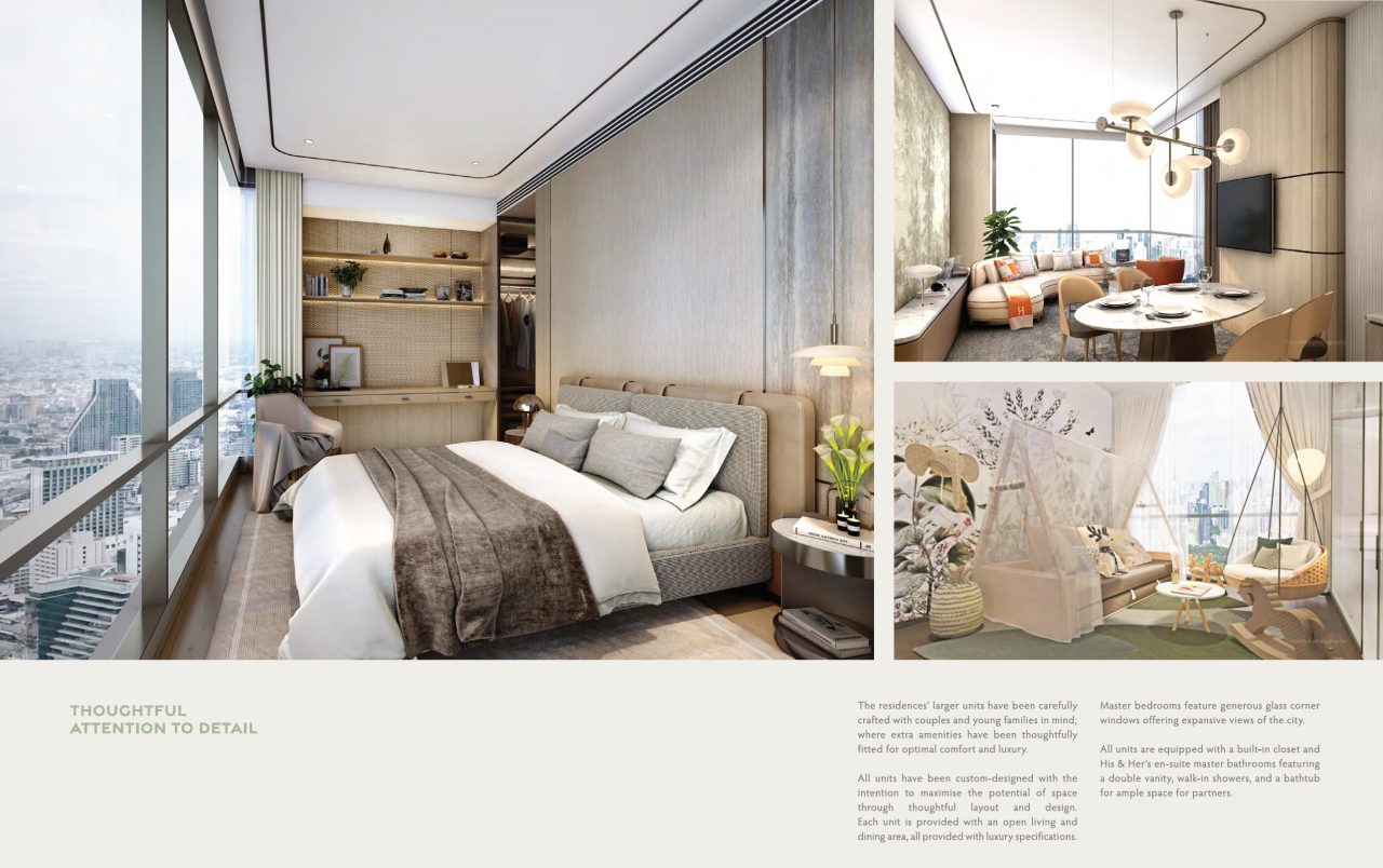 125 Sathorn Floor Plan 2BR Design