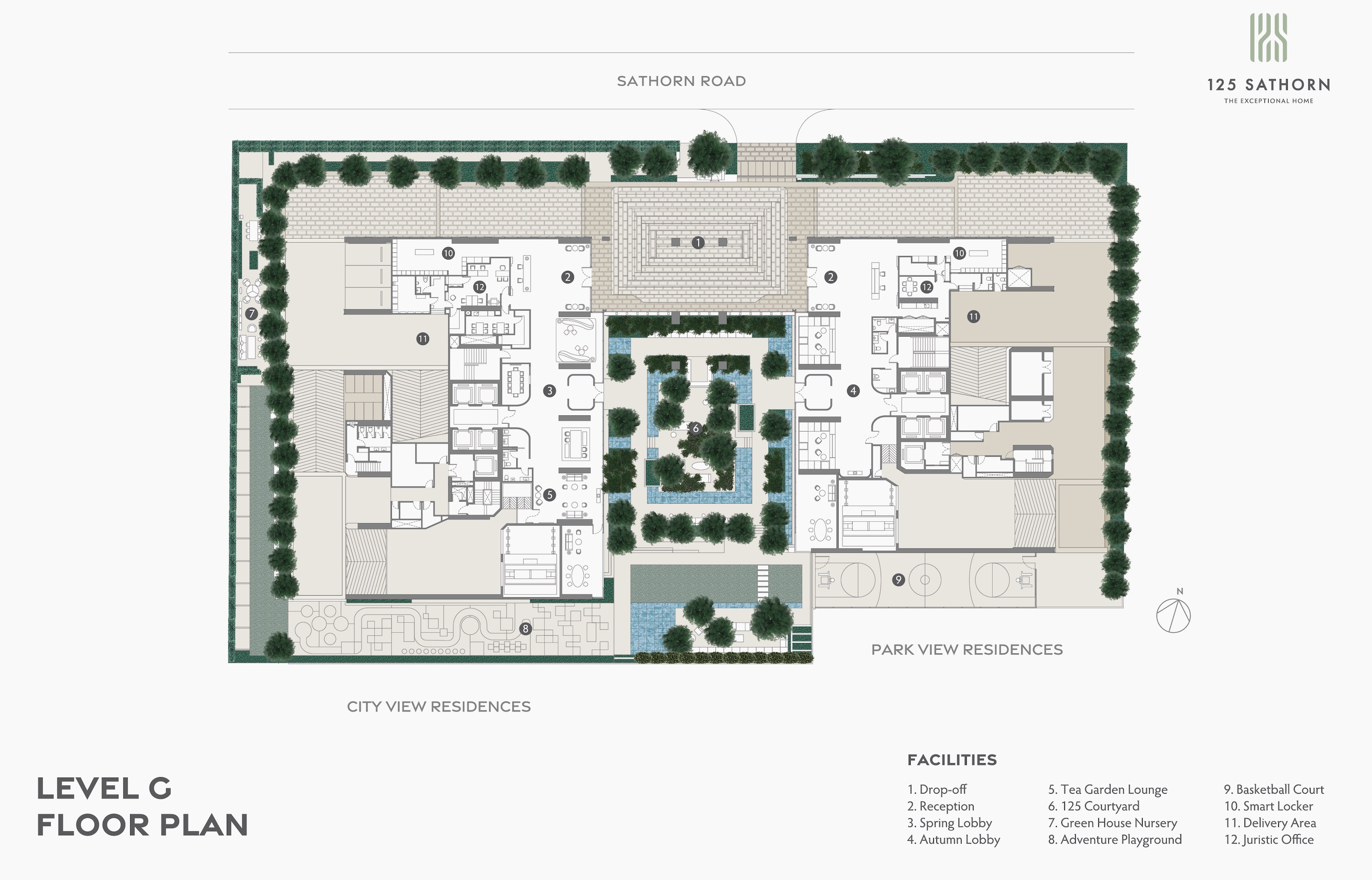 125 Sathorn Site Plan Level G