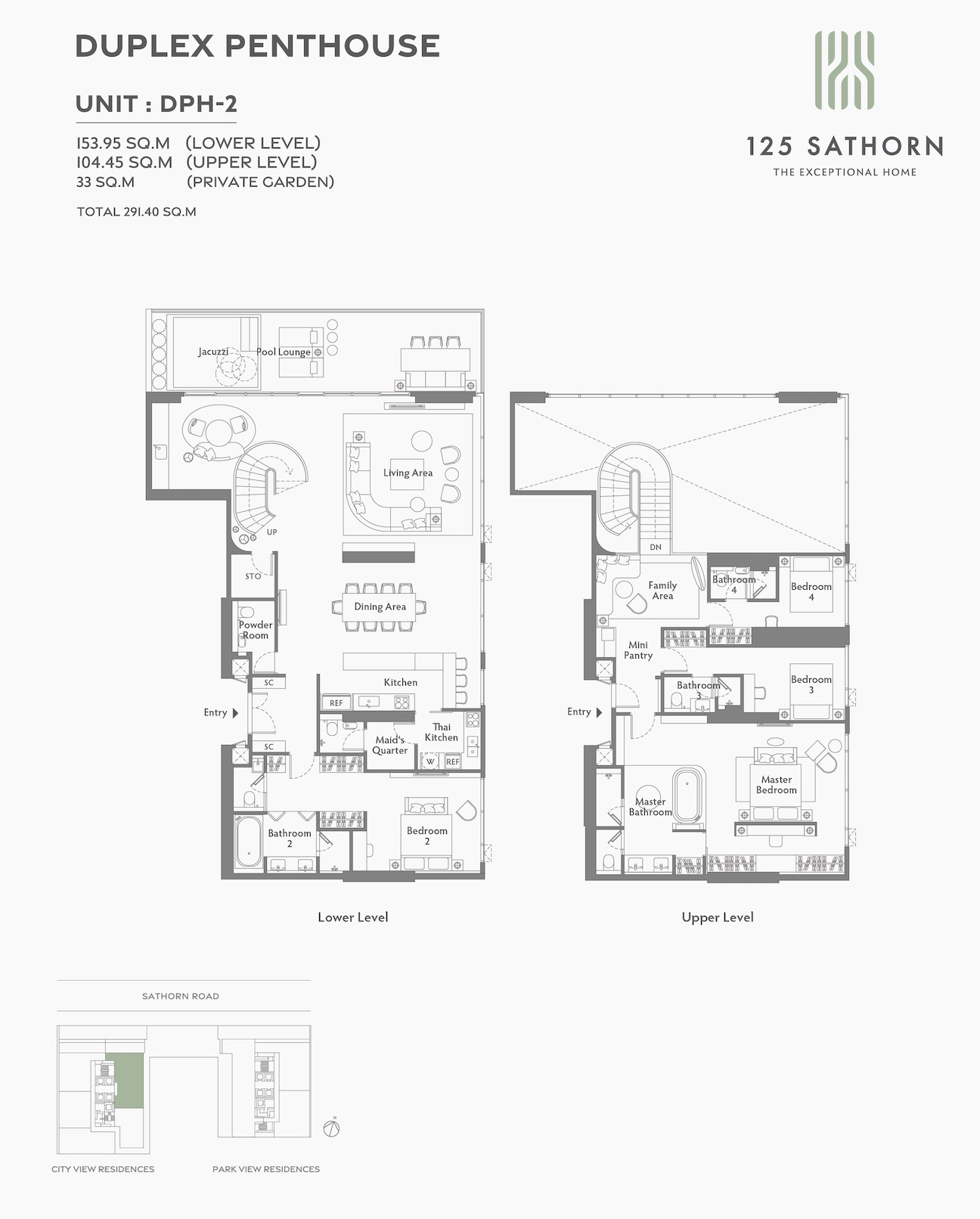 125 Sathorn Site Plan Penthouse 2