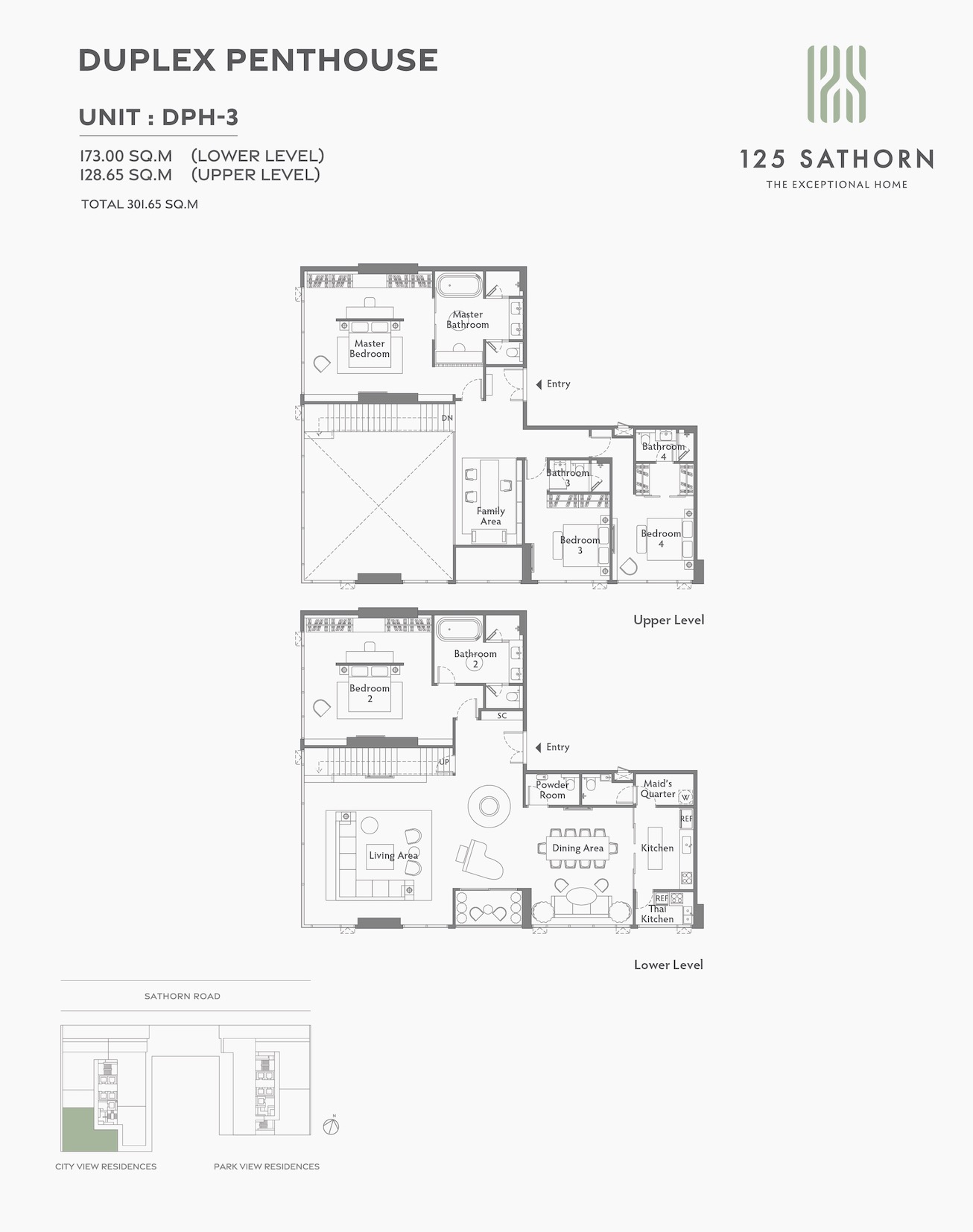 125 Sathorn Site Plan Penthouse 3