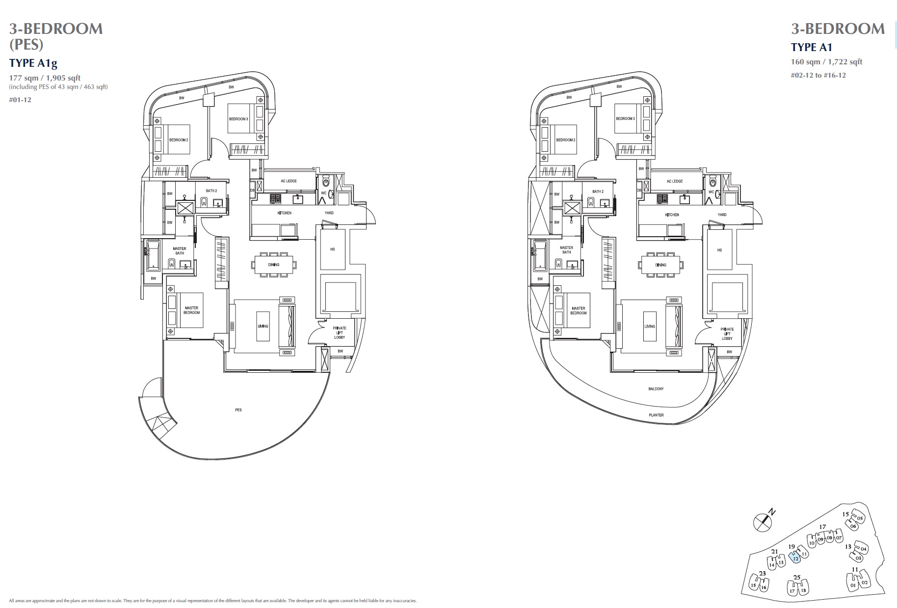 Cape Royale Floor Plan 3BR