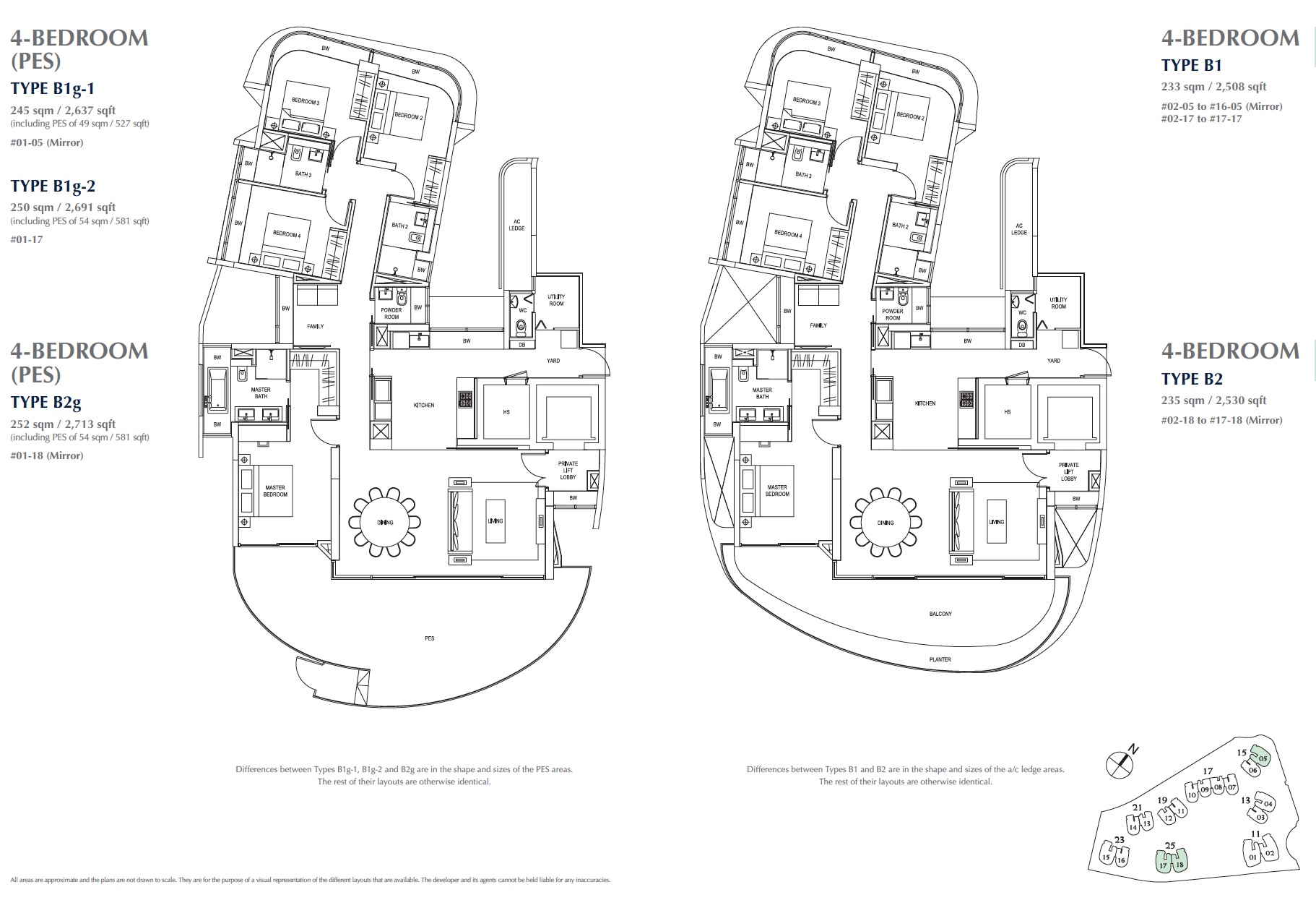 Cape Royale Floor Plan 4BR