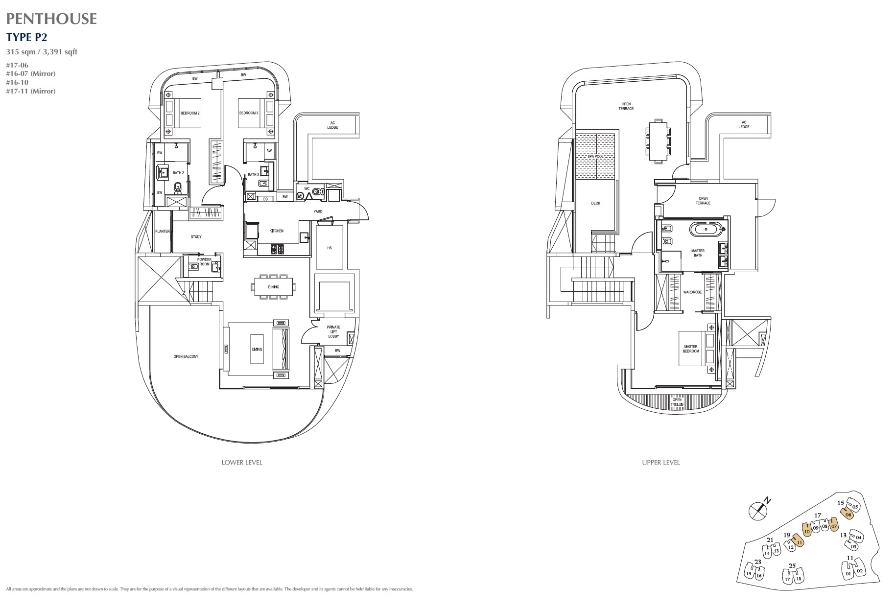 Cape Royale Floor Plan Penthouse P2