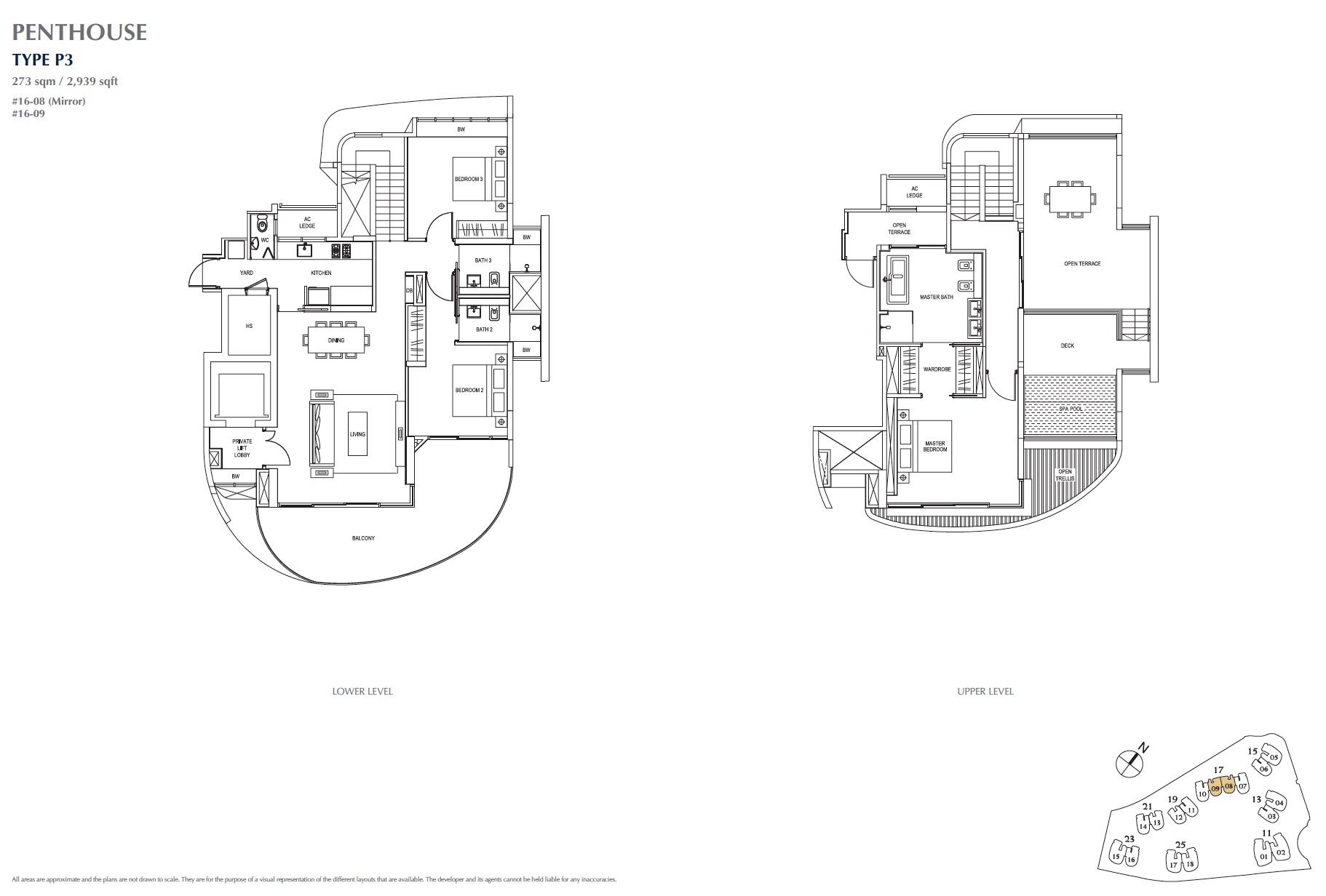 Cape Royale Floor Plan Penthouse P3