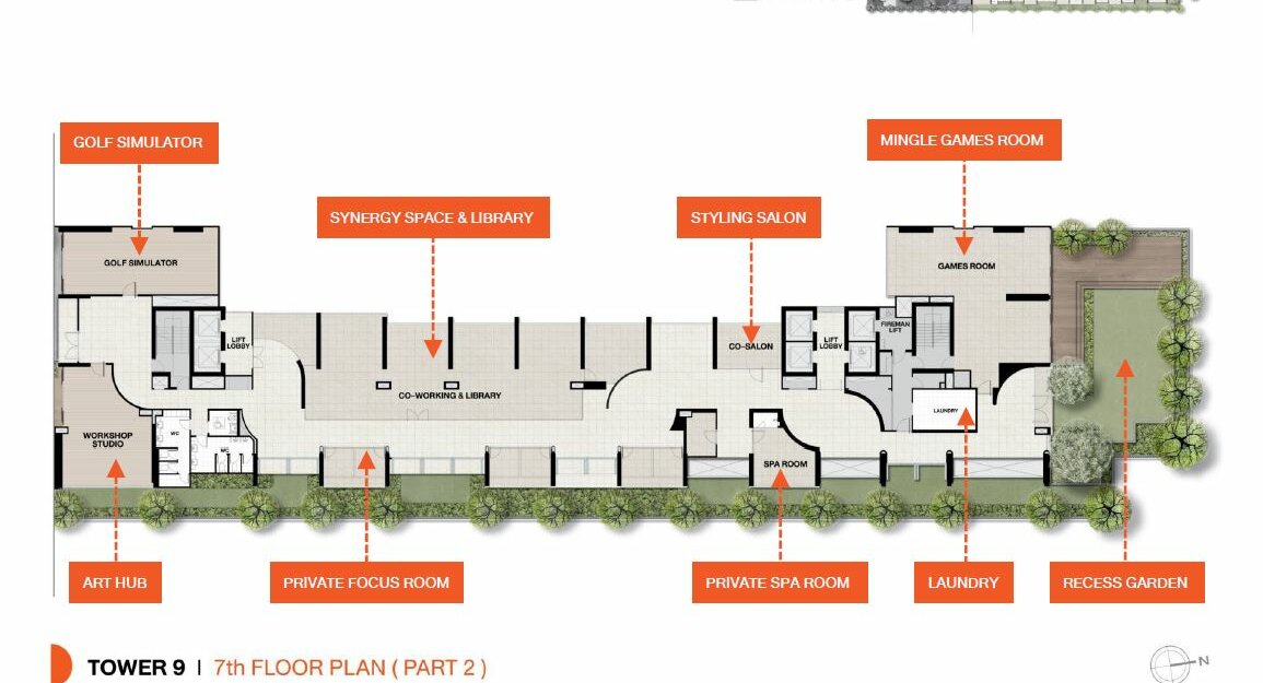 Nue Noble Bangkok - N Facilities 7th