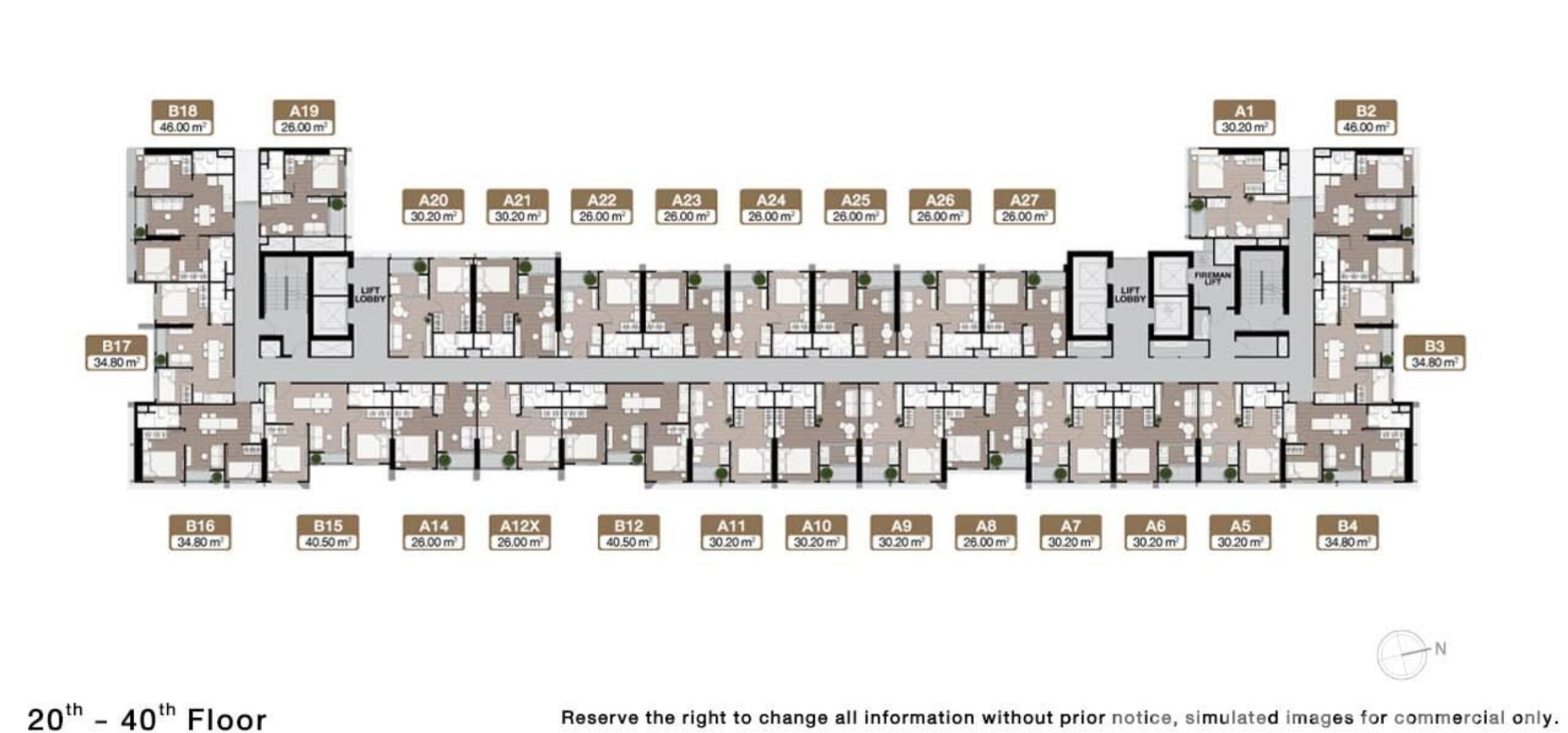 Nue Noble Bangkok - Site Plan 20-40th