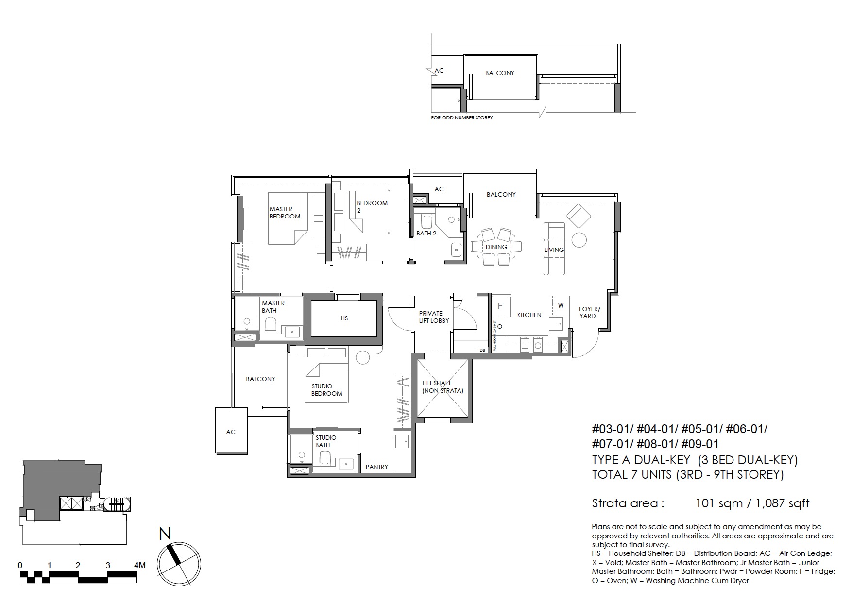 enchante-novena-floor-plan-3BR-Dual-Key